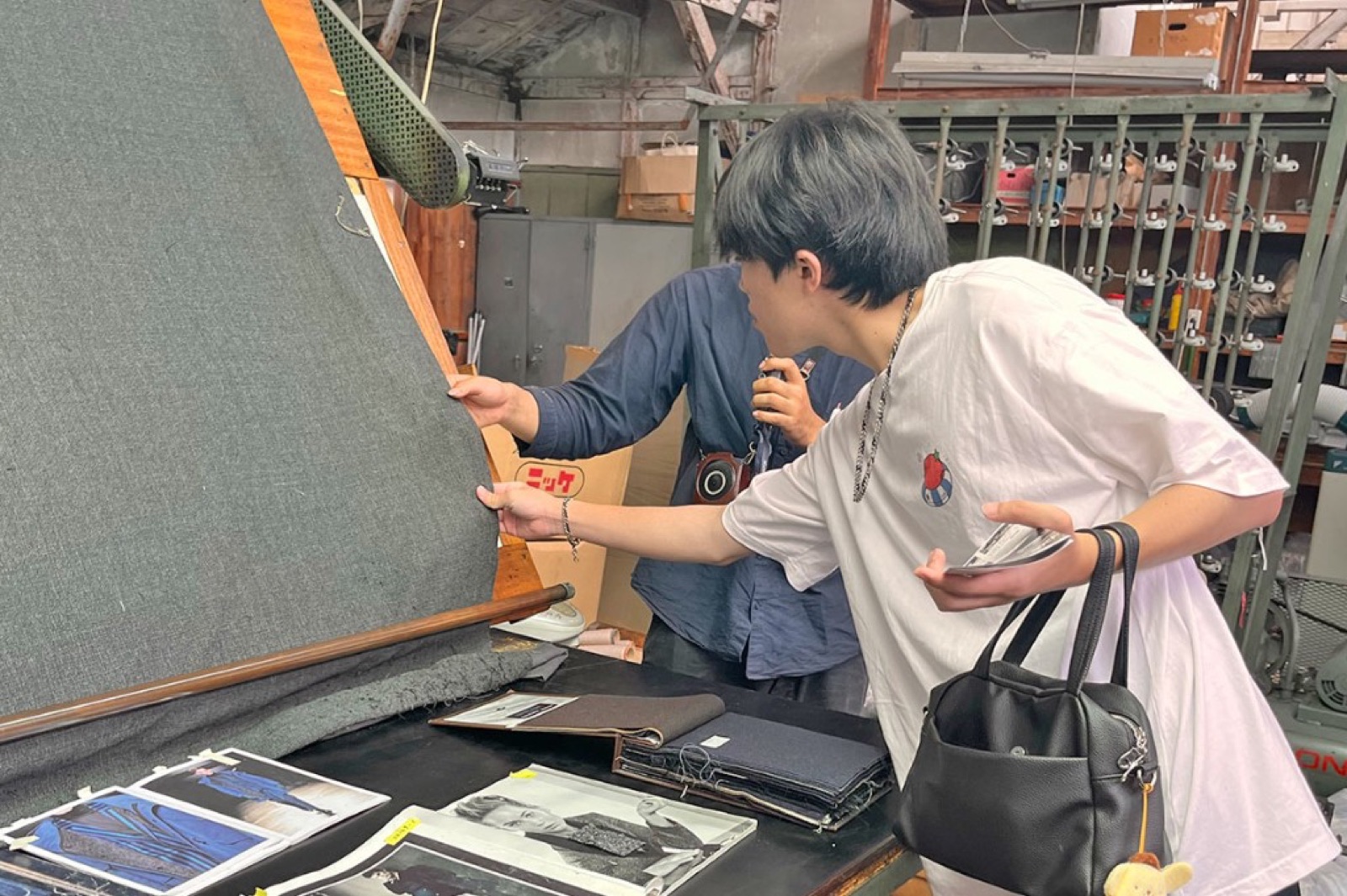 織物工場見学